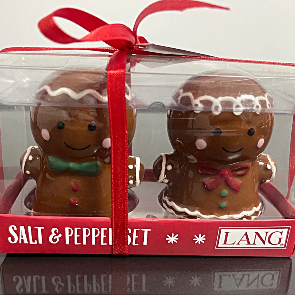 New Ginger Bread Man Salt and Pepper Shakers